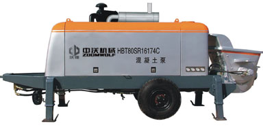 Diesel Engine Trailer Pump